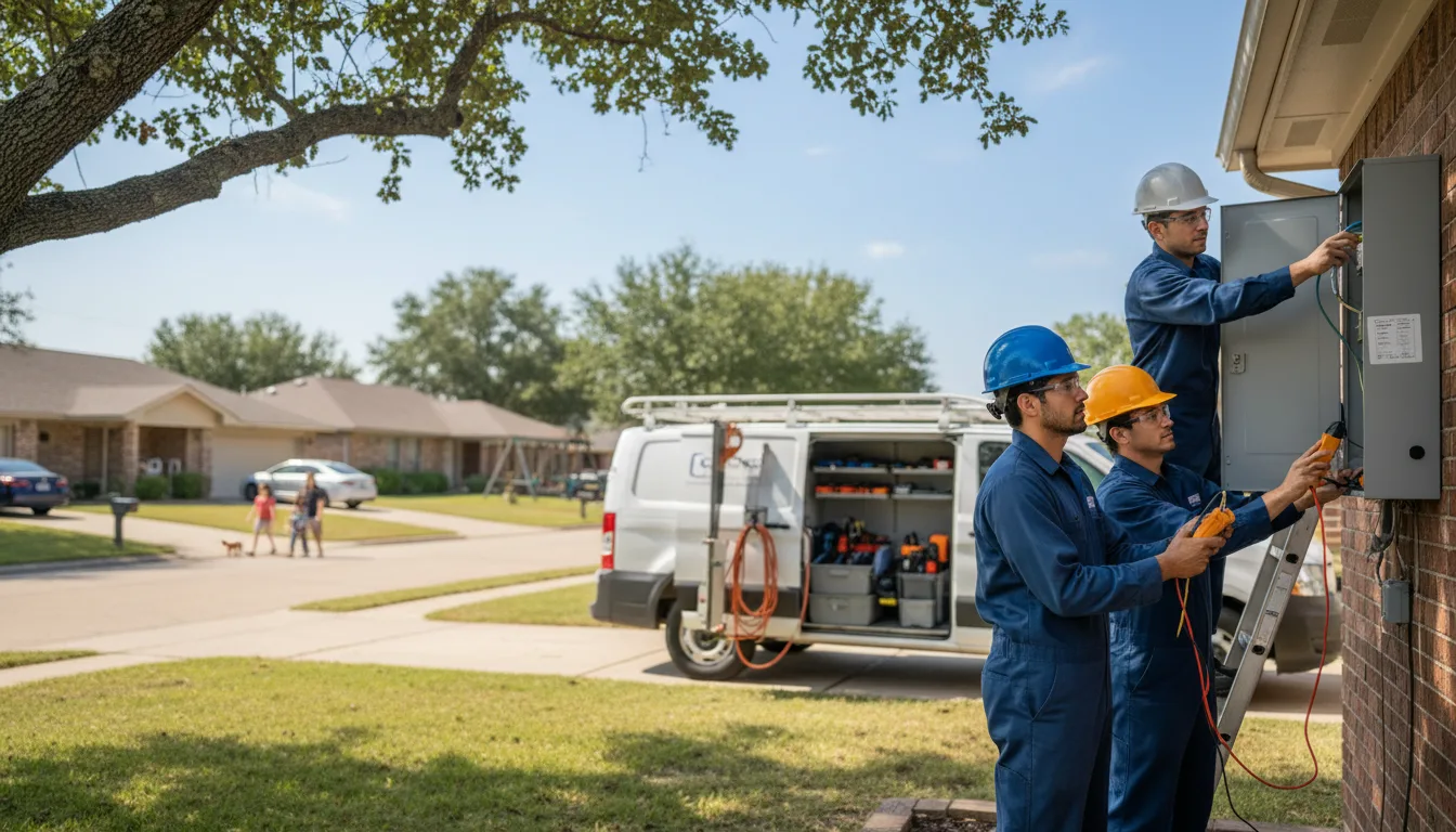 Certified electrician providing emergency electrical services in Lake Nebagamon, WI